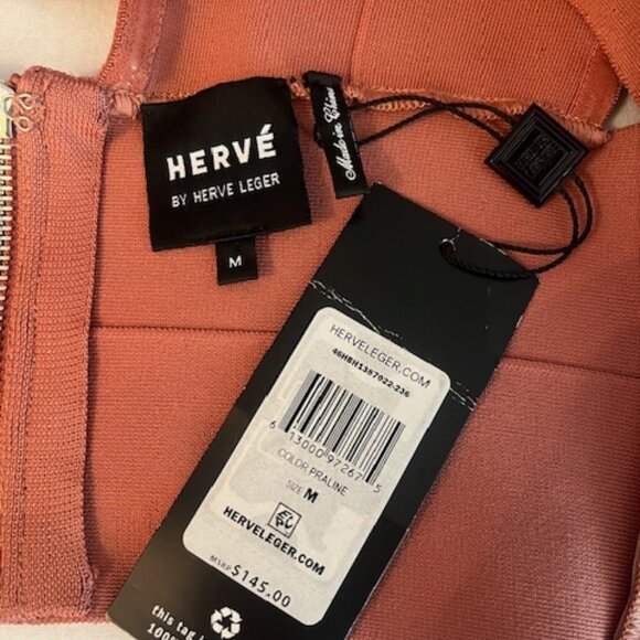 RARE FIND!! BNWT HERVE LEGER crossover bandage top - Picture 3 of 6